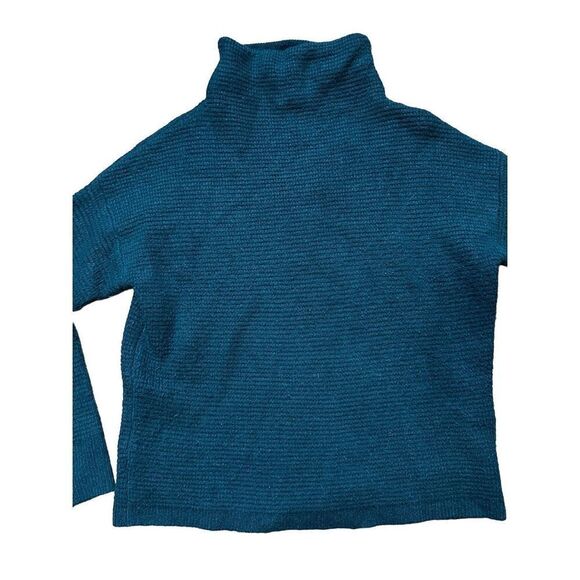 Madewell Southfield Mockneck Sweater Wool Blend sz Small Green - Picture 6 of 9